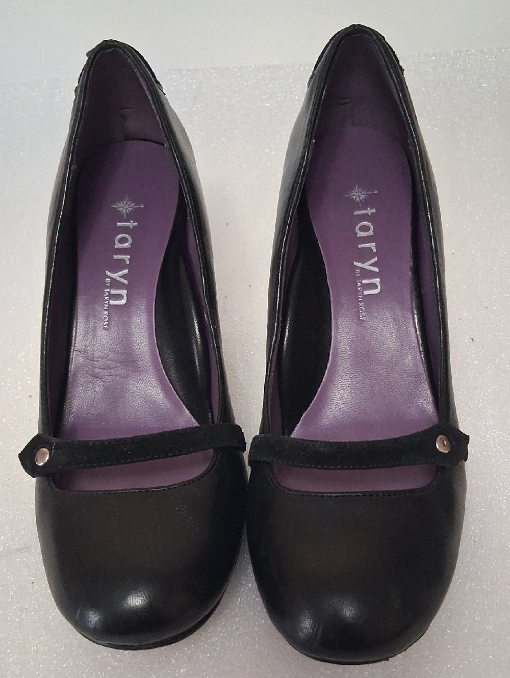 Taryn Rose Black Women's Mary Jane Pumps